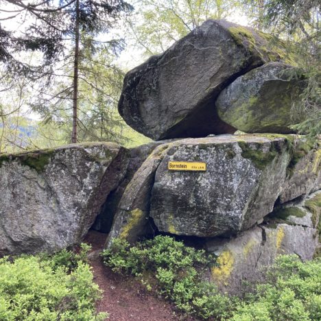 Zwercheck – Grenzsteig Richtung Osser – Lohberger Steindl